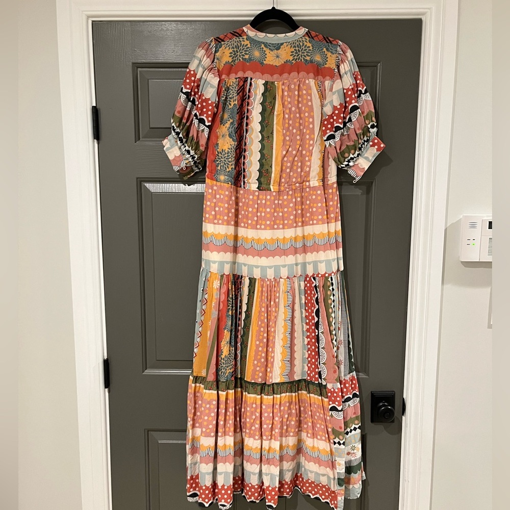 Carolina K Tarahumara Patchwork Maxi Dress size XS - Picture 7 of 8